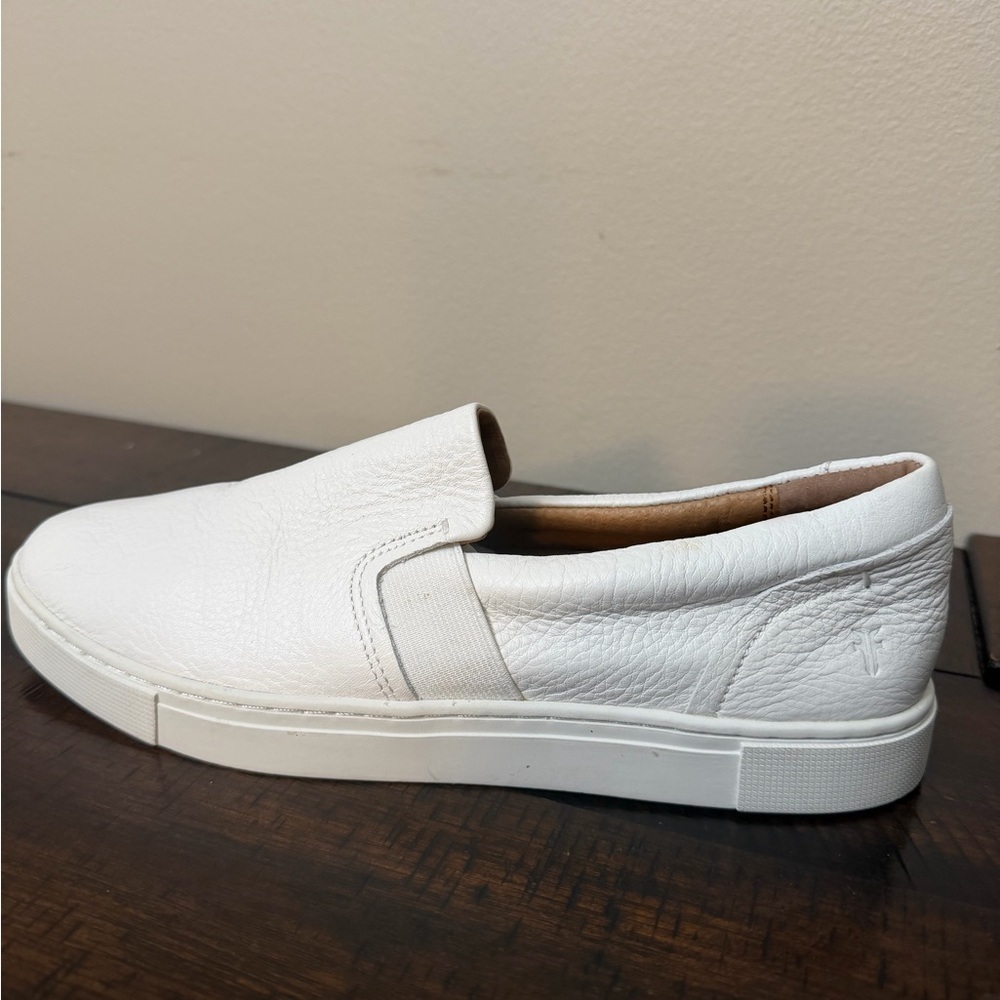 Frye White Leather Men's Loafers - Picture 5 of 8